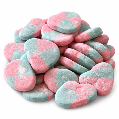 Swedish Style Sour Blue Raspberry and Strawberry
