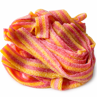 Sour Strawberry Banana Belts (DYE FREE)