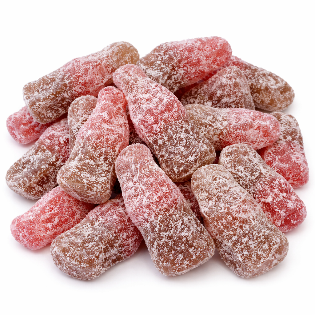 Sour Cherry Cola Bottles (DYE FREE)