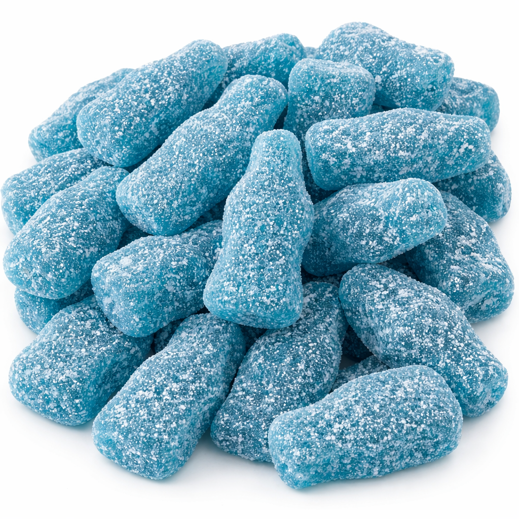Sour Blue Cola Bottles